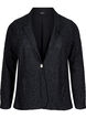 Blonde blazer med lommer, Black, Packshot image number 0