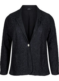 Blonde blazer med lommer, Black