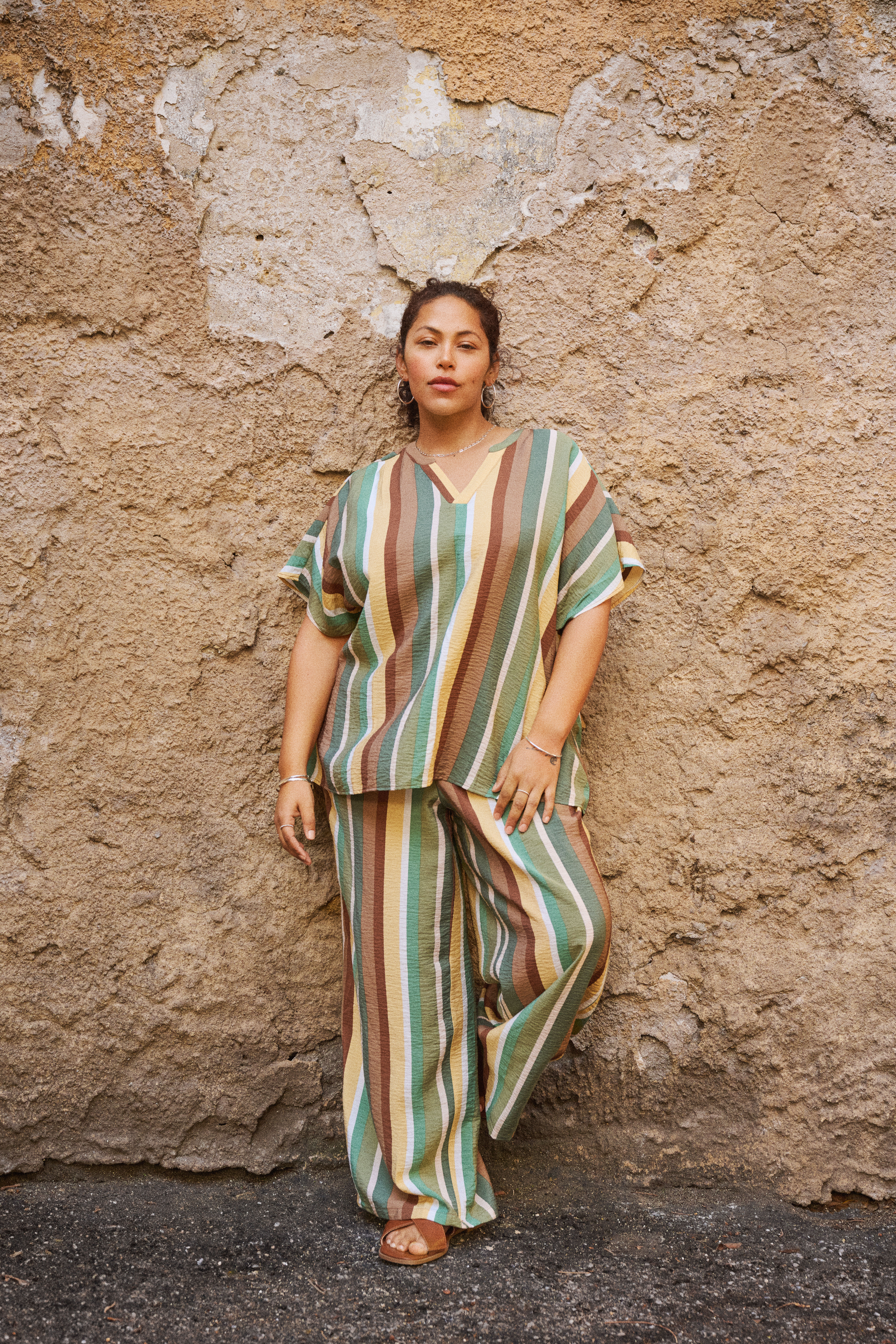 Stribet s&aelig;t, , Model