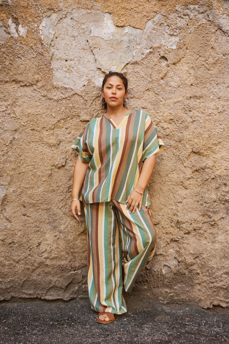 Stribet s&aelig;t, , Model