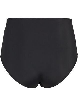 Højtaljet bikini underdel med spænde, Black, Packshot image number 1