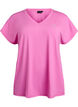L&oslash;s tr&aelig;nings t-shirt med v-hals, Lyser&oslash;d, Packshot image number 0