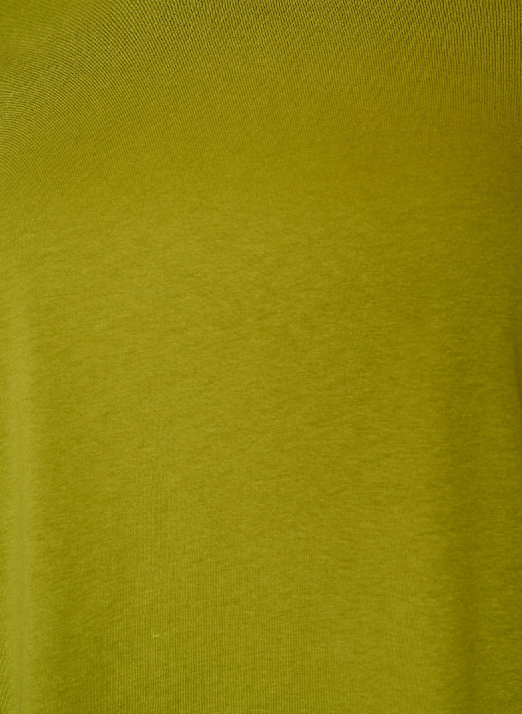 ZizziBasis t-shirt i bomuld med rund hals , Gr&oslash;n, Packshot image number 2