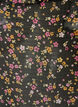Bluse med blomsterprint og V-udsk&aelig;ring, Sort, Packshot image number 2