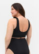 Bikini top med rund halsudsk&aelig;ring, Black, Model image number 1