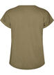 T-shirt med dekorativt frontprint, Gr&oslash;n, Packshot image number 1