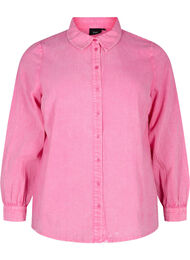 Ensfarvet denimskjorte, Pink Power