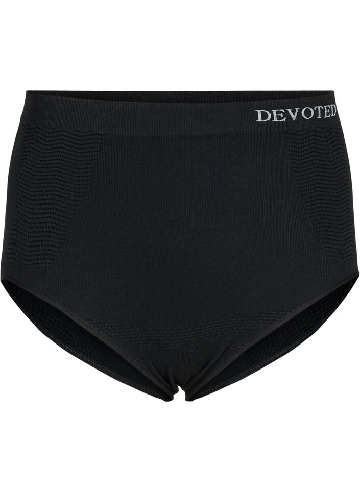 Seamless trusse med høj talje, Black, Packshot image number 0