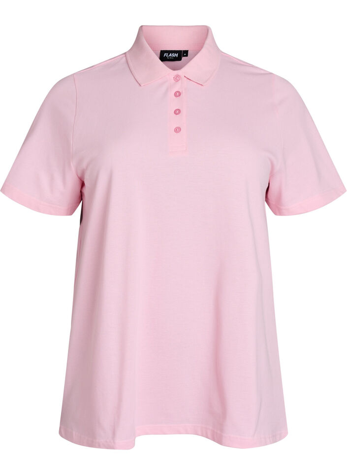 Poloshirt med korte &aelig;rmer, Lyser&oslash;d, Packshot image number 0