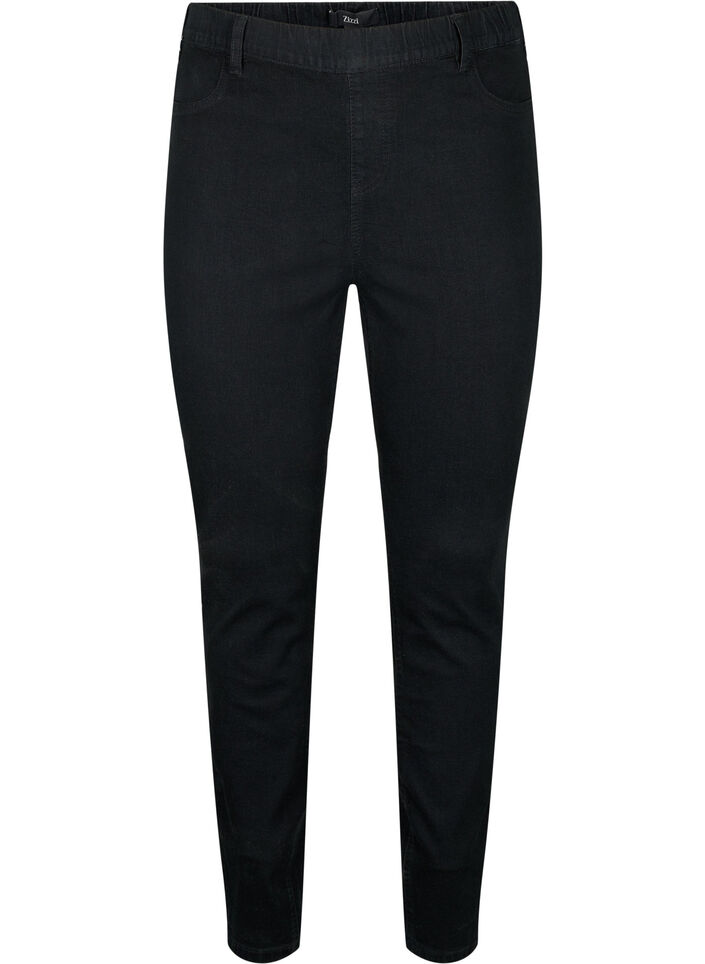 Jeggings med baglommer, Black, Packshot image number 0