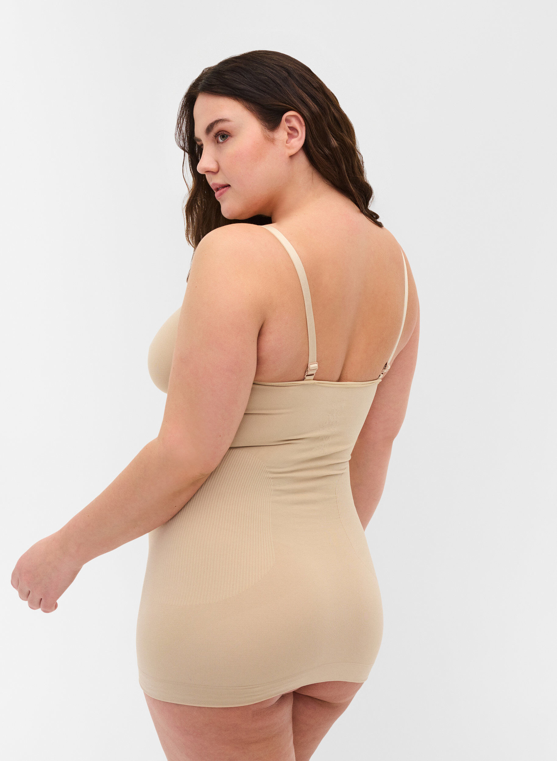 Zizzi Shapewear stroptop, Beige, Model image number 1