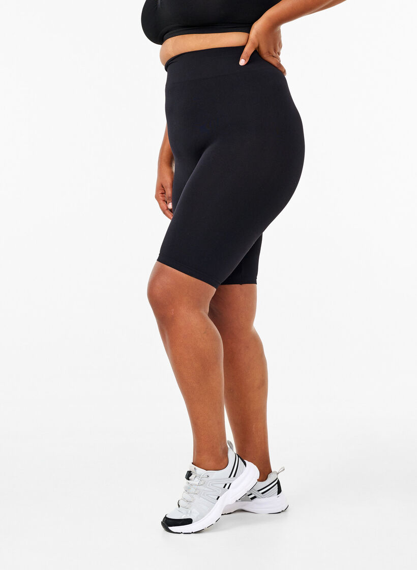 Seamless cykelshorts, Sort, Model image number 0