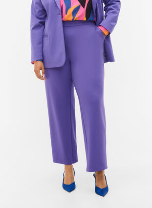 Klassiske bukser med vidde, Ultra Violet, Model image number 2