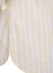 Skjorte i h&oslash;r og viskose med 3/4-&aelig;rmer, Beige, Packshot image number 3