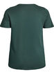 Jule t-shirt i &oslash;kologisk bomuld, Gr&oslash;n, Packshot image number 1