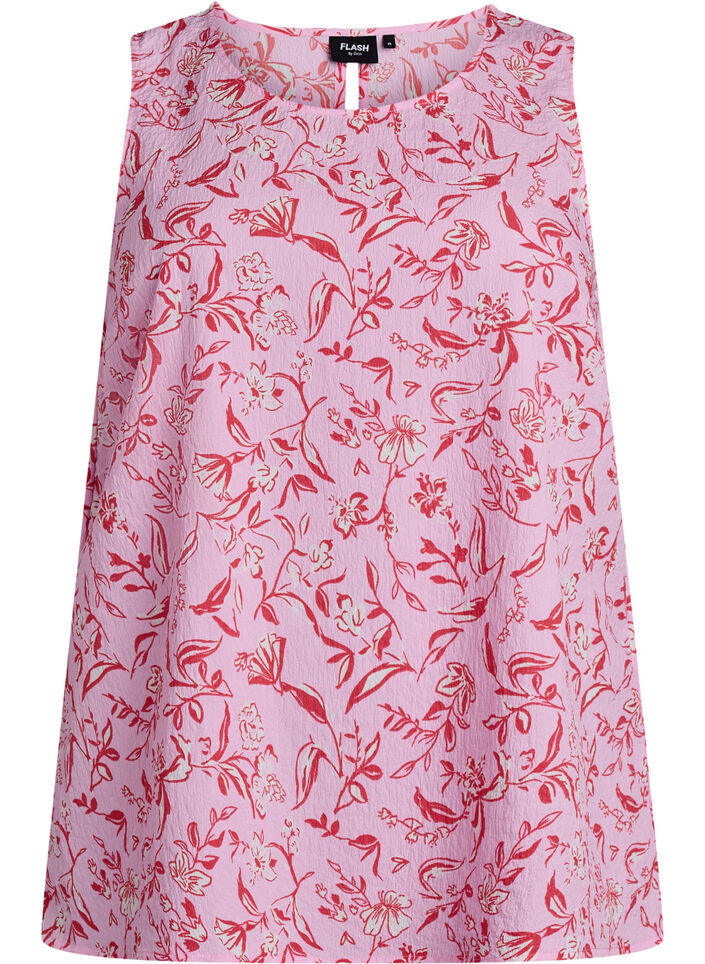 &AElig;rmel&oslash;s top med tekstur, Lyser&oslash;d, Packshot image number 0