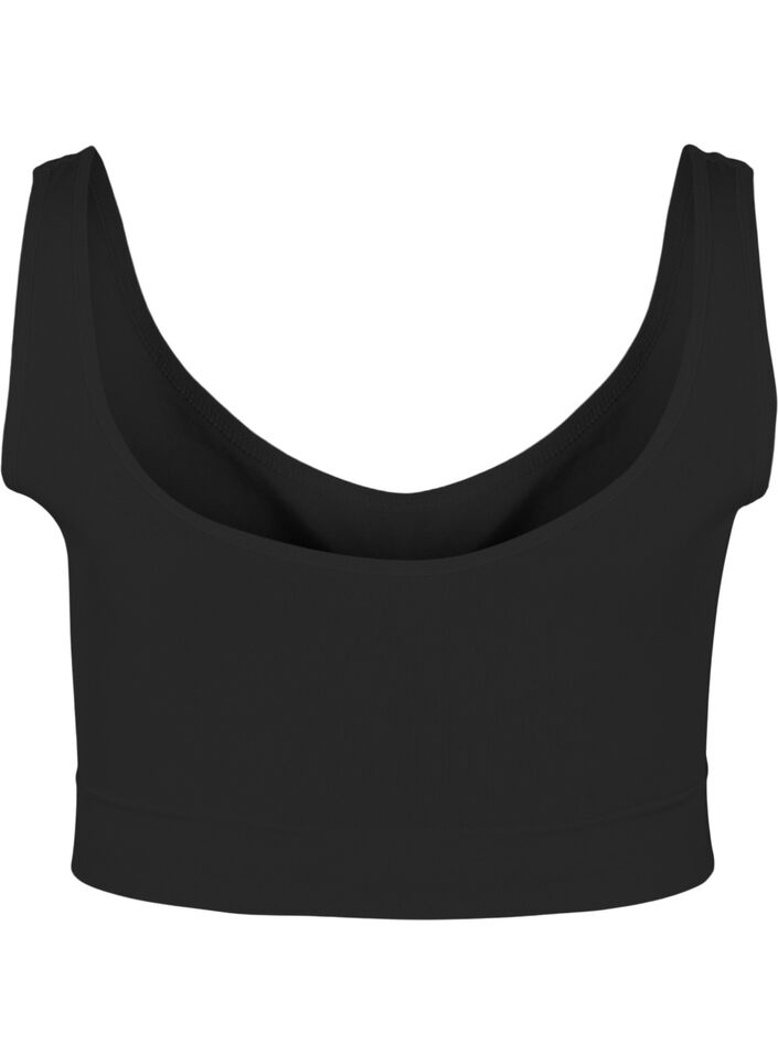 Seamless bh top, Sort, Packshot image number 1