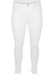 Super slim Amy jeans med h&oslash;j talje, White, Packshot image number 0