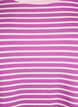 T-shirt med TENCEL&trade; Lyocell og striber, Lilla, Packshot image number 2