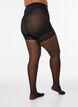 Push-up str&oslash;mpebukser 25 denier med prikm&oslash;nster, Sort, Model image number 1