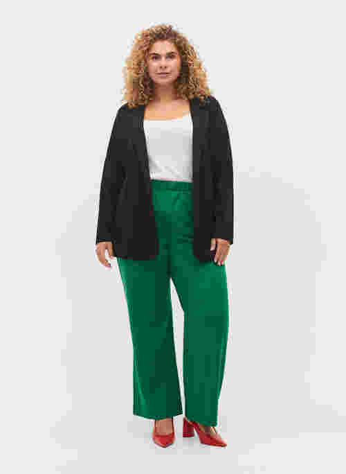 Løse bukser med lommer, Verdant Green, Model