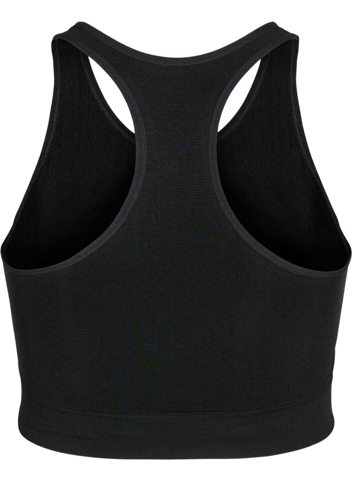 Seamless bh top , Black, Packshot image number 1