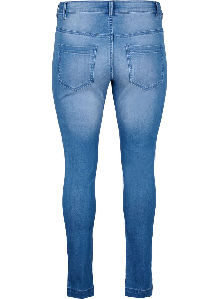 Viona jeans med regulær talje, Blå, Packshot image number 1