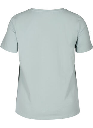 Basis t-shirt med v-hals, Gray mist, Packshot image number 1