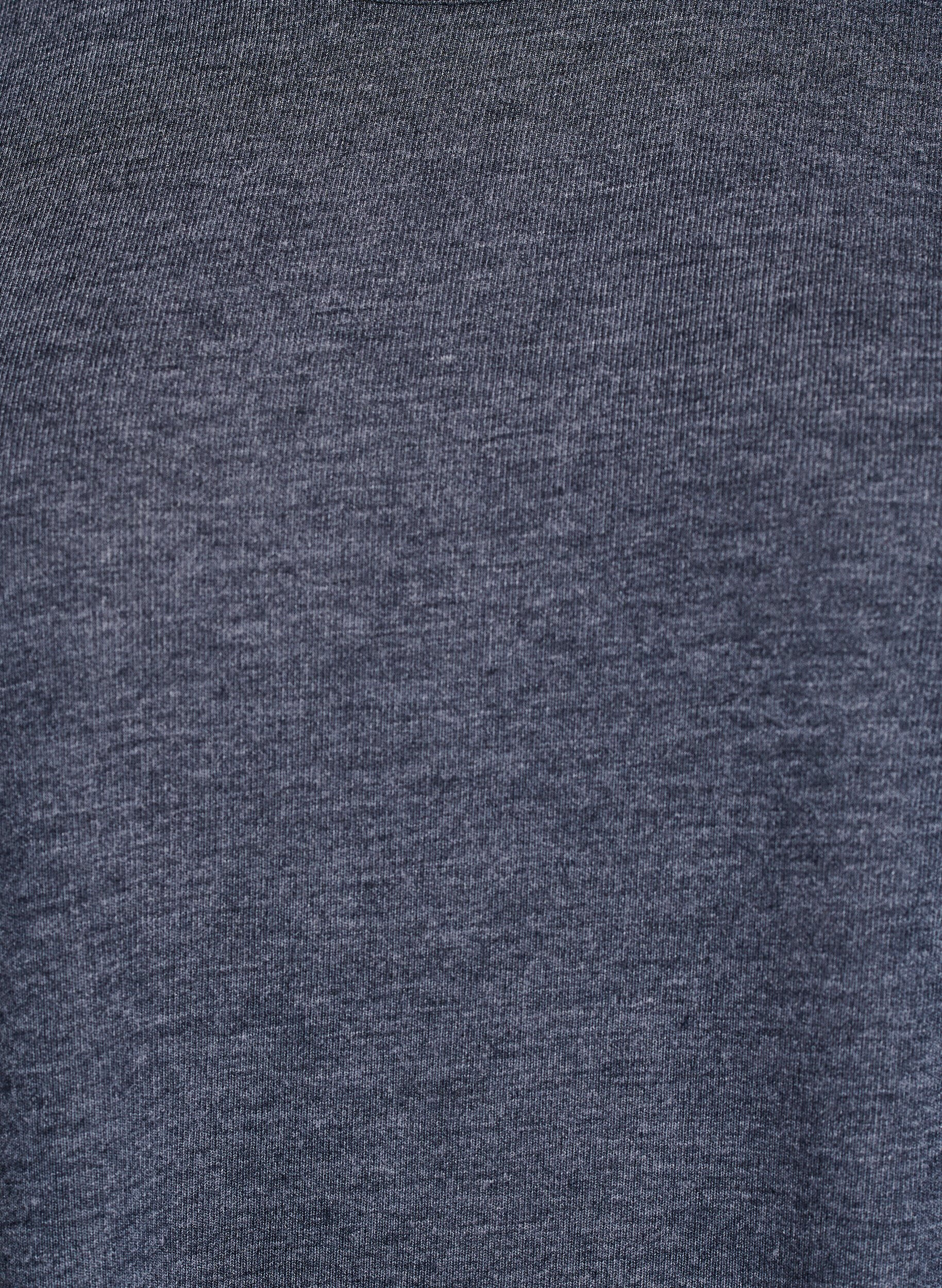 Zizzi Jerseybluse med 3/4 &aelig;rmer, Gr&aring;, Packshot image number 2