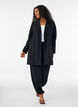 Lang blazer med lommer, Sort, Model image number 1