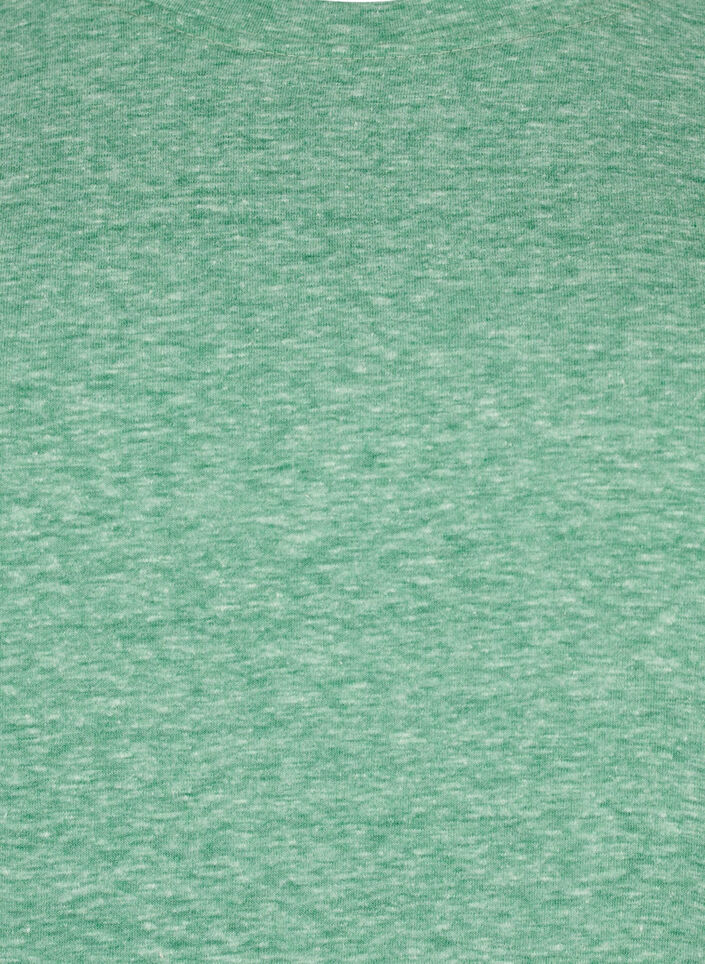 Meleret t-shirt med korte &aelig;rmer, Gr&oslash;n, Packshot