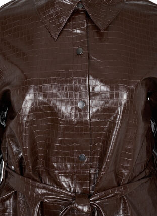 Skjortejakke i imiteret læder, Molé, Packshot image number 2