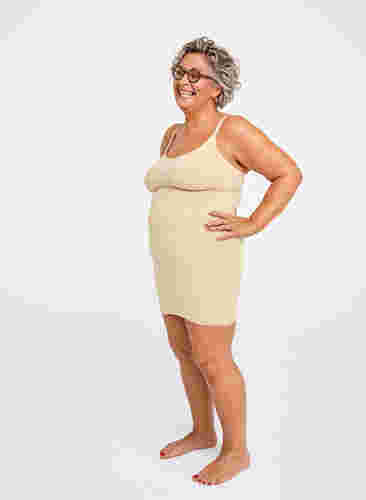 Shapewear kjole med tynde stropper, Nude, Image image number 1