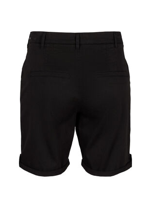 Chino shorts med lommer, Black, Packshot image number 1