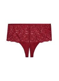 Bundl&oslash;s hipster-string med blonde og h&oslash;j talje, R&oslash;d