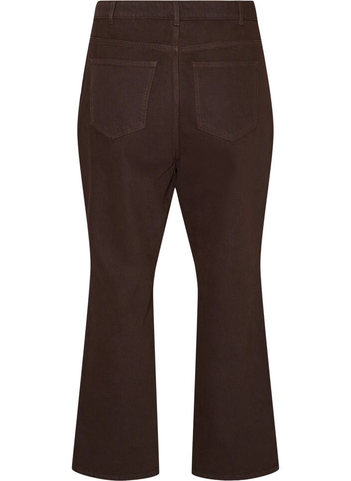 Farvede Kiana jeans med lige pasform, Brun, Packshot image number 1