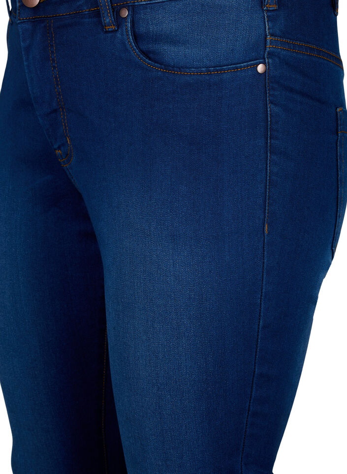 Viona jeans med regulær talje, Blå, Packshot image number 2