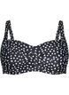 Printet bikini overdel, Black White Dot, Packshot image number 0