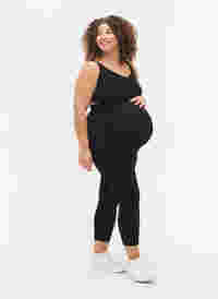 Graviditets leggings med 3/4 længde, Black, Model