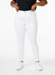 Super slim Amy jeans med h&oslash;j talje, White, Model image number 2