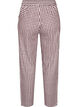 Pyjamasbukser i bomuld med h&oslash;j talje, R&oslash;d, Packshot image number 1