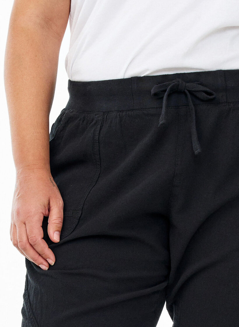 Knickers i bomuld, Sort, Model image number 3
