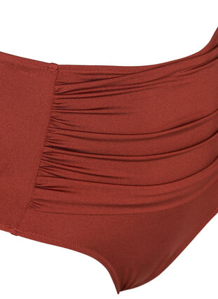 Bikini underdel med høj talje, Rusty Red, Packshot image number 2
