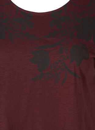 T-shirt med print, Port Royal w. Black, Packshot image number 2