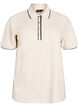 Kortærmet poloshirt, Beige, Packshot image number 0