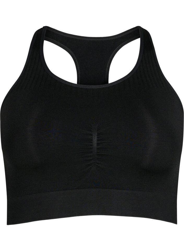 Seamless bh top , Black, Packshot image number 0