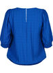 Smock bluse med lyocell (TENCEL™), Strong Blue, Packshot image number 1