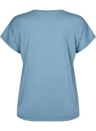 Kortærmet trænings t-shirt , Smoke Blue, Packshot image number 1