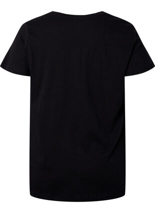 Trænings t-shirt med print, Black w. Extreme, Packshot image number 1