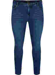 Super slim Amy jeans med høj talje, Blue denim